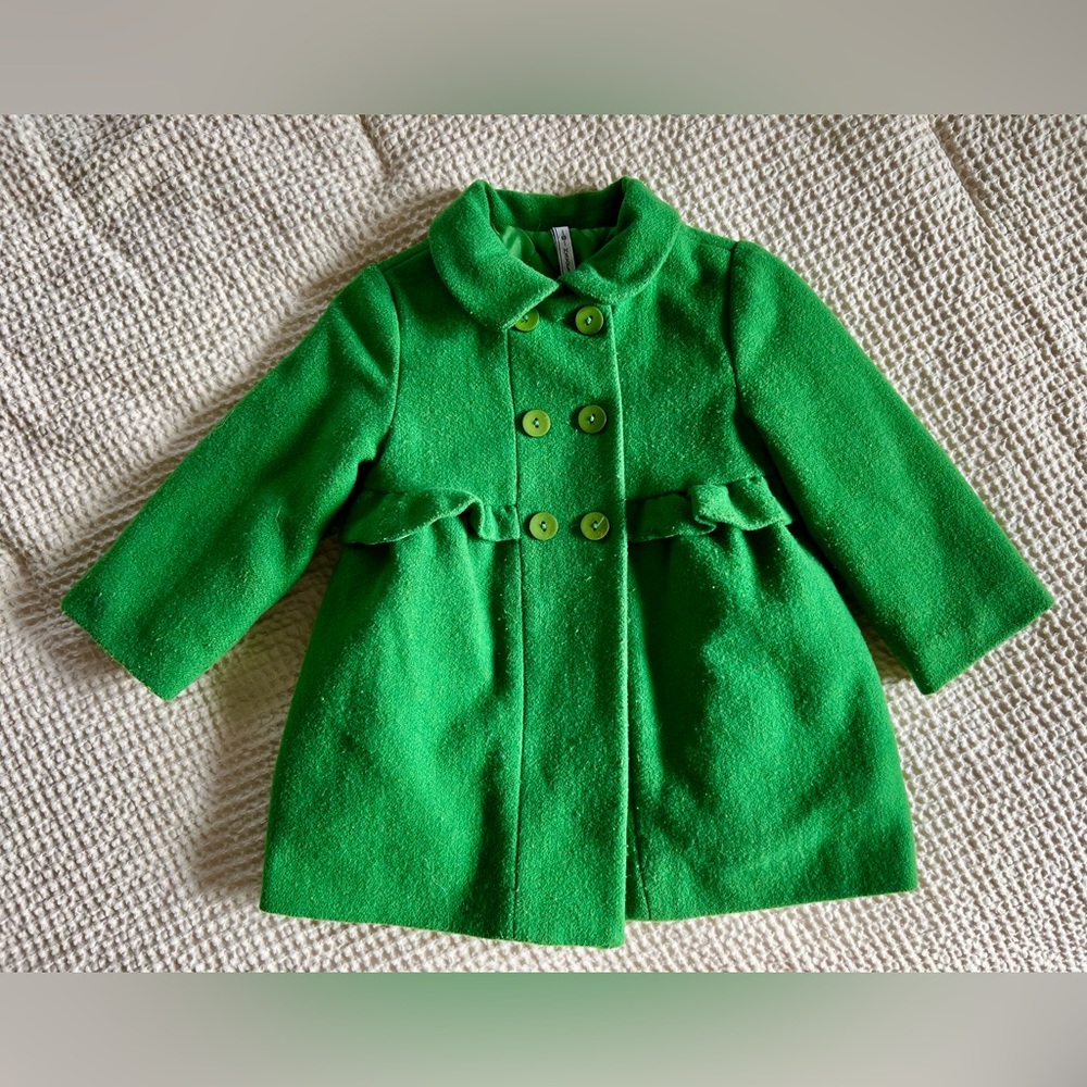 Absolutely adorable! Toddler 100% wool coat. Lined for warmth.